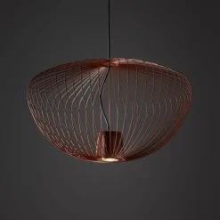 Nowodvorski Draht Hängelampe Metall Terrakotta B:54,5 cm GU10< Hängelampen|Bürolampen