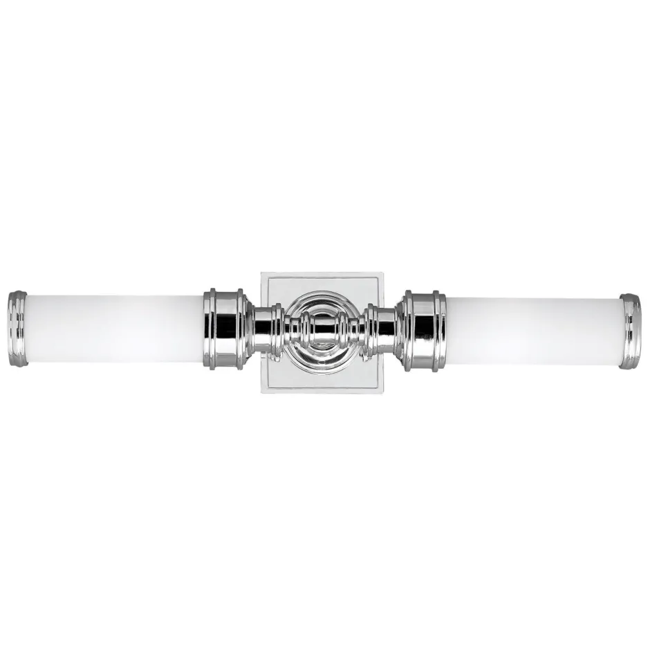 Elstead Drehbare Badlampe IP44 mit LED Chrom Weiß Spiegel< Wandleuchten|Badezimmer Lampe