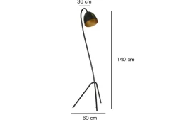Skandinavische Lampen|Lampen Aus Aller Welt*Emibig Dreibein Stehlampe Skandinavisches Design FIETE