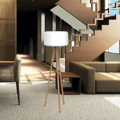 Metall Lampen|Skandinavische Lampen*Newgarden Dreibein Stehleuchte Solar Farbwechsel 140 cm LED