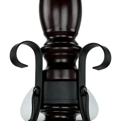 Easylight Echt-Holz Kronleuchter Metall Glas 3-flmg Landhaus< Hängelampen|Esszimmer Lampen