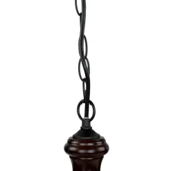 Easylight Echt-Holz Kronleuchter Metall Glas 3-flmg Landhaus< Hängelampen|Esszimmer Lampen