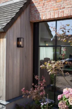 Außenwandleuchten|Moderne Lampen*Eco-Light Eckige Außenlampe ELLAYINA Anthrazit IP44 Haus Balkon