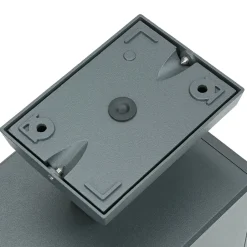 SU-MA Eckige Außenleuchte Anthrazit IP54 H:20 cm E27< Metall Lampen|Feuchtraumleuchten