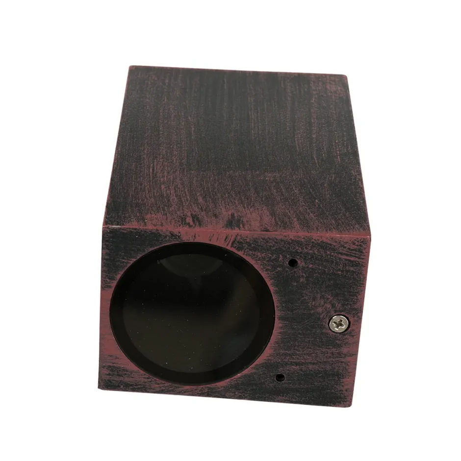 Moderne Lampen|Moderne Außenleuchten*Easylight Eckige Außenleuchte Up & Down AALBORG Braun Antik