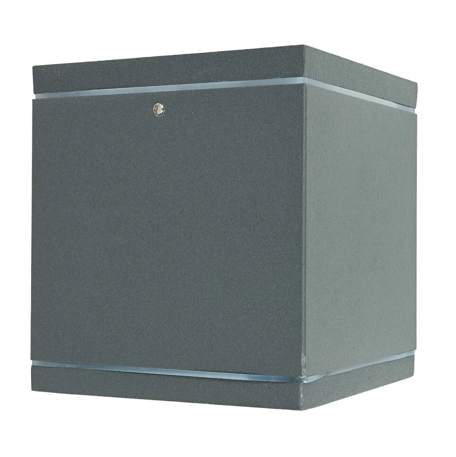 Metall Lampen|Feuchtraumleuchten*SU-MA Eckige Deckenleuchte außen IP54 wetterfest