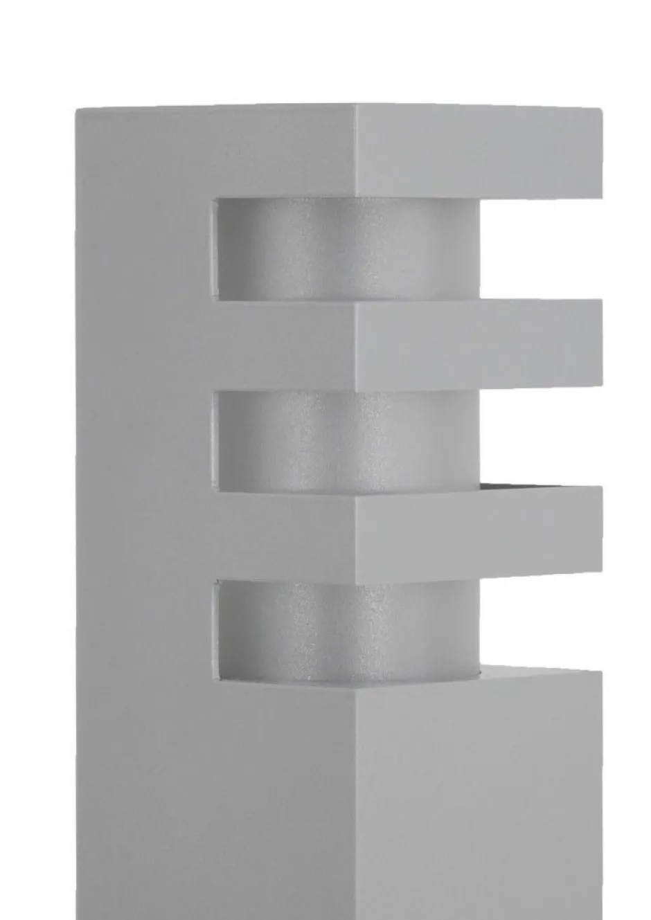 SU-MA Eckige Wandlampe Außen IP54 wetterfest in Silber< Außenwandleuchten|Moderne Außenleuchten