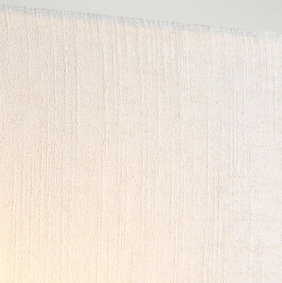 Wandleuchten|Flurlampen*Elstead Eckige Wandleuchte Stoff Creme Messing E27 NADATILA