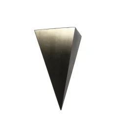 Harms Import Edelstahl Außenwandleuchte Dreieck LED< Metall Lampen|Led Außenleuchten