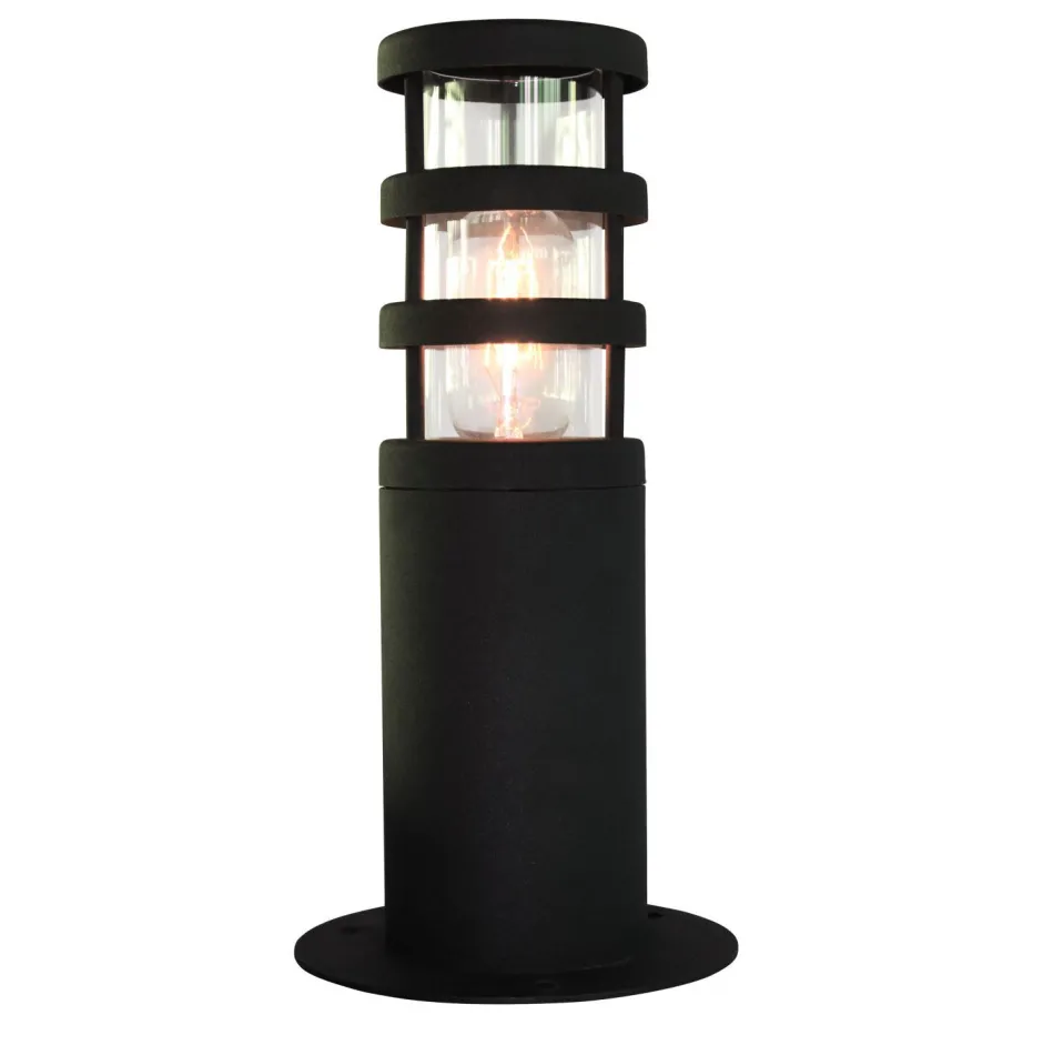 Außenleuchten Antik|Wegeleuchten*Elstead Edelstahl Wegeleuchte Schwarz Nordic Design IP44