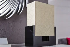 Schlafzimmer Lampen|Metall Lampen*Invicta Interior Edle Tischlampe Papier Bauhaus eckig 25cm