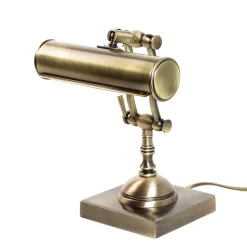 Schreibtischlampen|Metall Lampen*Giovanni Battista Edle Tischleuchte aus Echt-Messing Premium