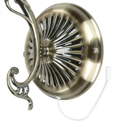 Wandleuchten|Küchenlampen*Easylight Edle Wandlampe ORCHIDEA Jugendstil Alabaster Glas