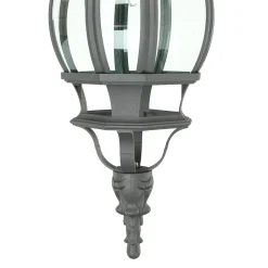 Rustikale Lampen|Rustikale Außenleuchten*Easylight Edle Wandleuchte Anthrazit BREST außen regenfest E27