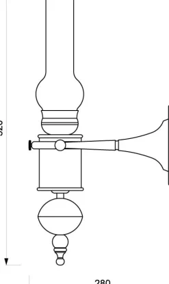 Laura Suardi Edle Wandleuchte GRETA Messing Jugendstil Antik< Wandleuchten|Jugendstil Lampen