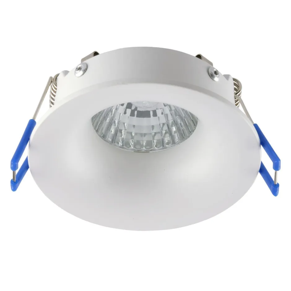 TK Lighting Einbauleuchte rund Ø 84 mm Weiß GU10 IP44 Bad< Spots|Badezimmer Lampe