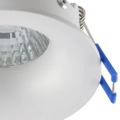 TK Lighting Einbauleuchte rund Ø 84 mm Weiß GU10 IP44 Bad< Spots|Badezimmer Lampe
