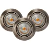 Spots*Spot Light Einbauspot 3-er Set Metall flexibel mit LED 320lm