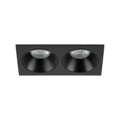 TK Lighting Einbauspot Schwarz IP65 Metall Glas GU10 2-flammig< Metall Lampen|Moderne Außenleuchten