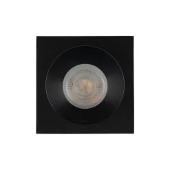 Metall Lampen|Moderne Außenleuchten*TK Lighting Einbauspot Schwarz Metall IP65 GU10 B:8,5 cm wetterfest