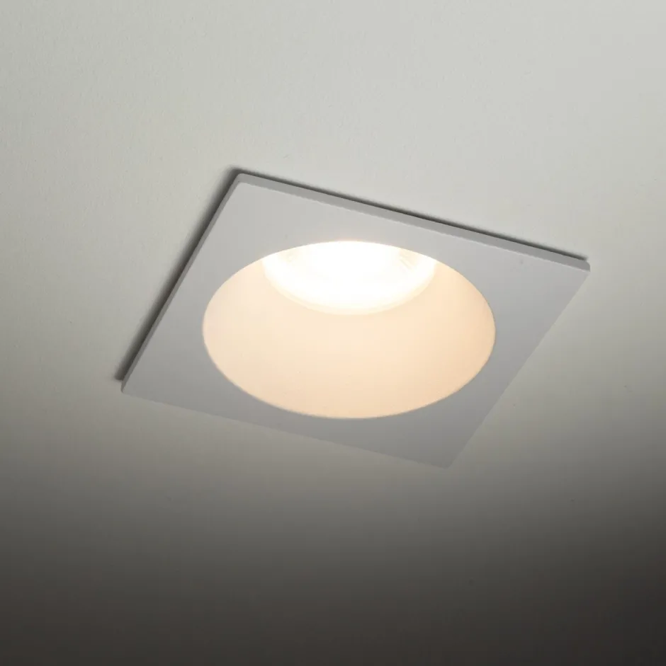 TK Lighting Einbauspot Weiß Metall IP65 GU10 L:8,5 cm wetterfest< Metall Lampen|Moderne Außenleuchten