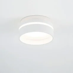 Spots|Wandleuchten*Nowodvorski Einbaustrahler GU10 Ø 8 cm Weiß Aluminium Modern OBID