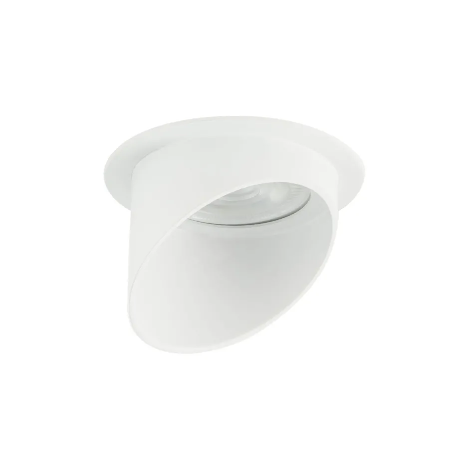 Spots|Wandleuchten*Nowodvorski Einbaustrahler GU10 Weiß Aluminium Ø 7,5 cm innen Decke