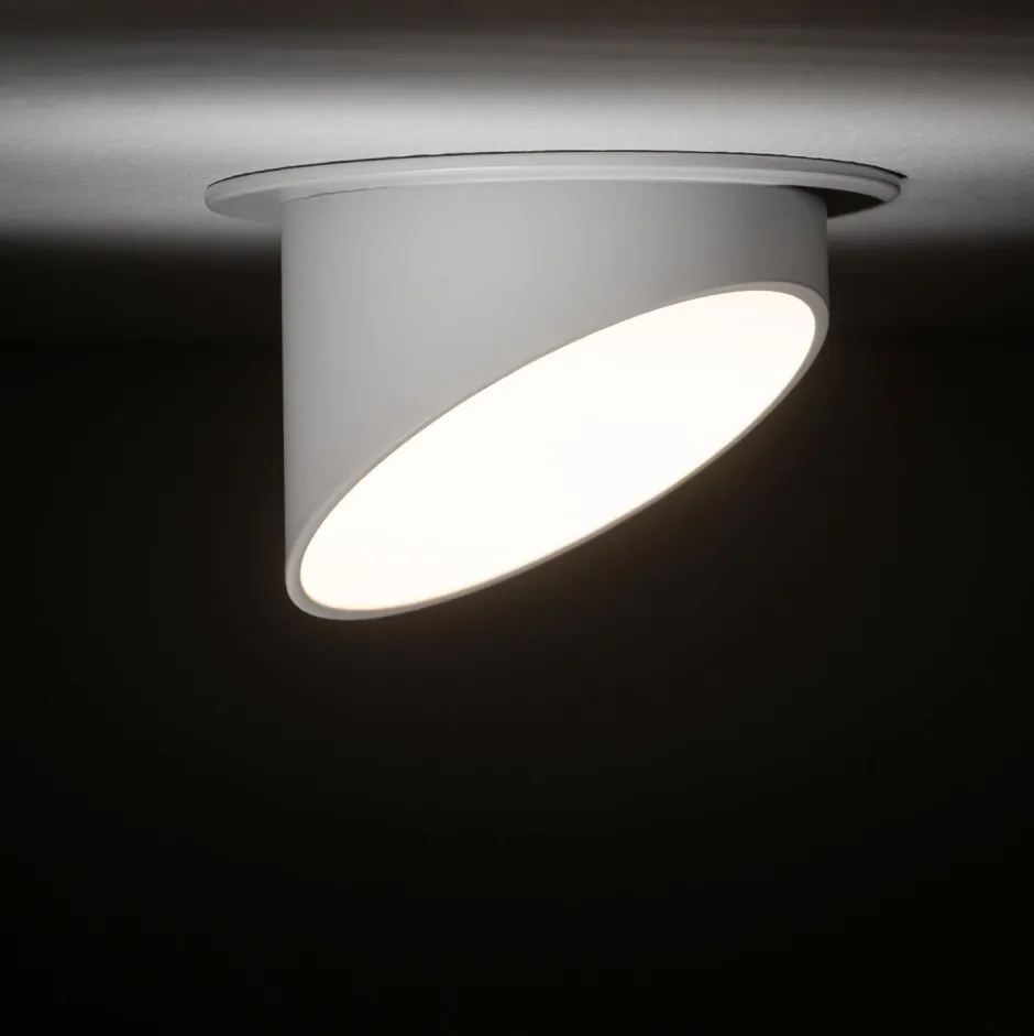 Spots|Wandleuchten*Nowodvorski Einbaustrahler GU10 Weiß Aluminium Ø 7,5 cm innen Decke