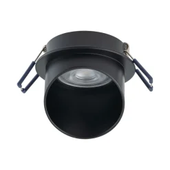 Nowodvorski Einbaustrahler Schwarz GU10 Aluminium Ø 7,5 cm punktuell< Spots|Wandleuchten