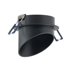 Nowodvorski Einbaustrahler Schwarz GU10 Aluminium Ø 7,5 cm punktuell< Spots|Wandleuchten