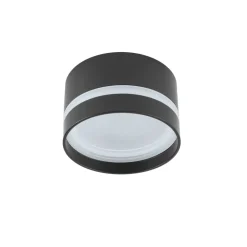 Nowodvorski Einbaustrahler Schwarz GX53 Ø 8,5 cm Aluminium Modern< Spots|Wandleuchten