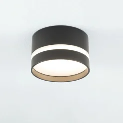 Nowodvorski Einbaustrahler Schwarz GX53 Ø 8,5 cm Aluminium Modern< Spots|Wandleuchten