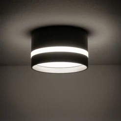 Nowodvorski Einbaustrahler Schwarz GX53 Ø 8,5 cm Aluminium Modern< Spots|Wandleuchten