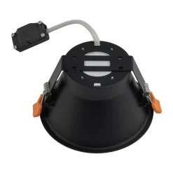 Spots|Wandleuchten*Nowodvorski Einbaustrahler Schwarz GX53 Metall Ø 14,5 cm Decke innen