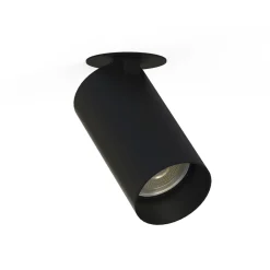 Nowodvorski Einbaustrahler schwenkbar GU10 Schwarz Metall Modern Ø 5,5 cm< Spots|Wandleuchten