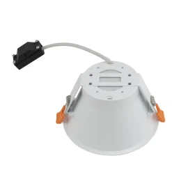 Wohnzimmerlampen|Metall Lampen*Nowodvorski Einbaustrahler Weiß GX53 Metall Ø 14,5 cm Indoor