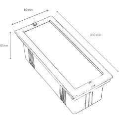 Nowodvorski Einbauwandleuchte für den Außenbereich< Rustikale Lampen|Maritime Lampen