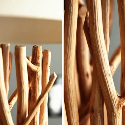 Moderne Lampen|Holzlampen*Invicta Interior Eindrucksvolle Stehleuchte Treibholz 175 cm Modern