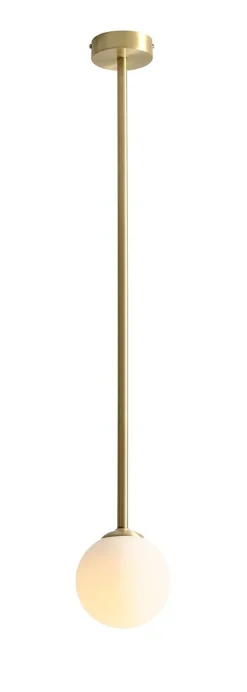 ALDEX Elegante Deckenleuchte Metall in Messing E14 Glas Kugel< Deckenleuchten|Badezimmer Lampe