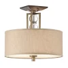 Elstead Elegante Deckenleuchte rund Beige Vintage Wohnzimmer< Deckenleuchten|Wohnzimmerlampen