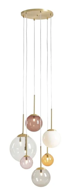 ALDEX Elegante Hängelampe in Gold Weiß Schwarz Bernstein< Hängelampen|Bürolampen