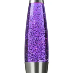 Easylight Elegante Lavalampe Glitter Lila Pink 42cm JENNY< Retro Lampen|Lavalampen