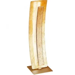 Wohnzimmerlampen|Schlafzimmer Lampen*Paul Neuhaus Elegante LED Tischlampe warmweiß 40,5 cm in Blattgold