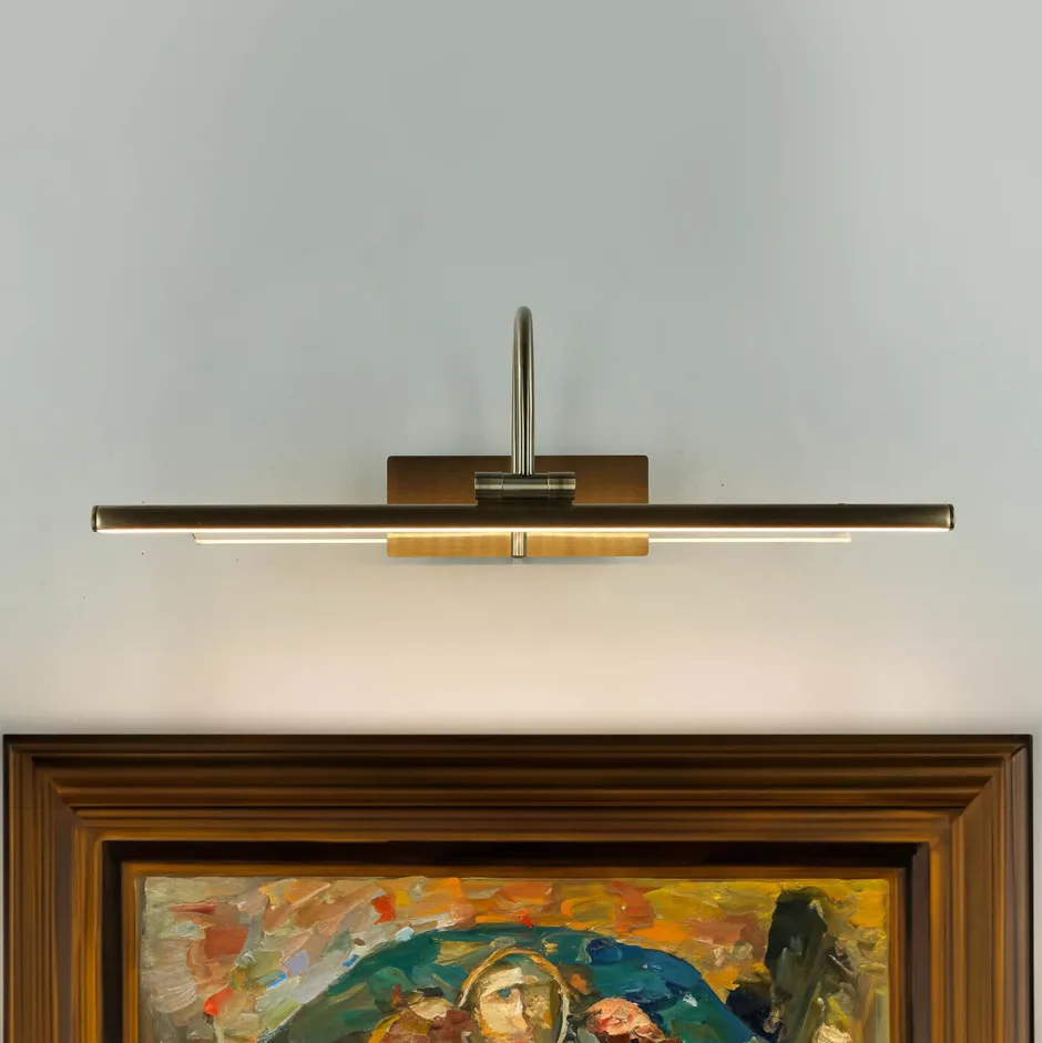 Jugendstil Lampen|Küchenlampen*Nowodvorski Elegante LED Wandlampe Jugendstil 3000K in Messing