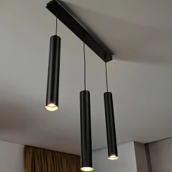 Nowodvorski Elegante Pendelleuchte Schwarz 3-flammig Metall< Moderne Lampen|Esszimmer Lampen