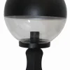 Außenleuchten Antik|Rustikale Außenleuchten*Lido Elegante Sockelleuchte Kugel Schirm 44cm hoch IP44 E27