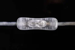 Invicta Interior Elegante Tischleuchte AQUAMENTI Weiß Glas Stoff< Moderne Lampen|Glaslampen