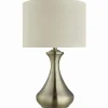 Tischlampen|Schlafzimmer Lampen*Searchlight Elegante Tischleuchte in Messing Optik