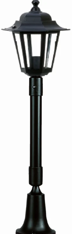 Außenleuchten Antik|Gartenlaternen*Lido Elegante Wegeleuchte Schwarz Rustikal 77cm E27 IP43