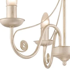 Hängelampen|Esszimmer Lampen*Lamkur Eleganter Kronleuchter KELSIE Rustikal 3-flmg